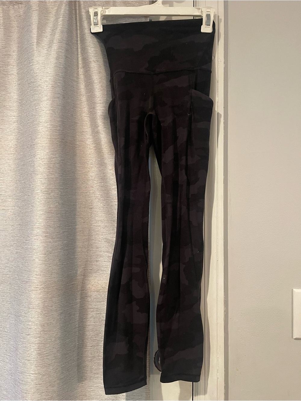 Lululemon Black Camo Flare Leggings
